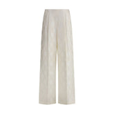 Pantalones Fendi Satin Bouquet